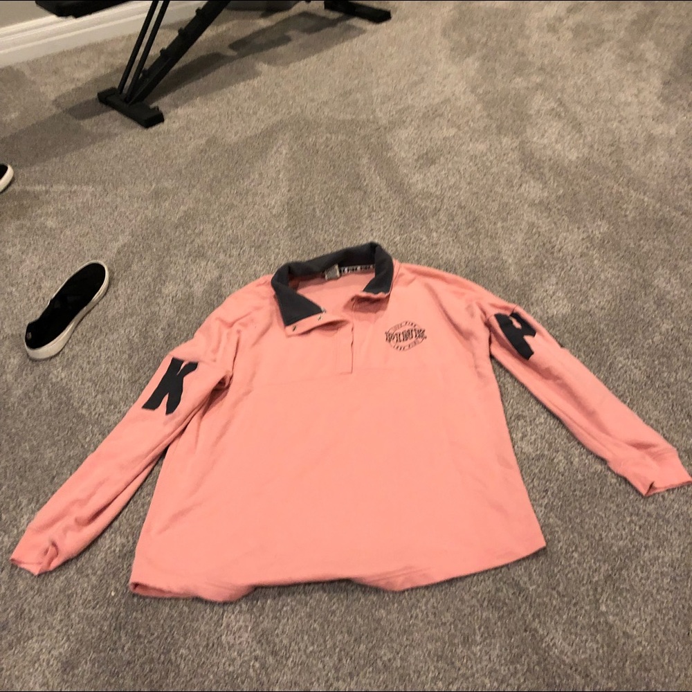 PINK quarter button up